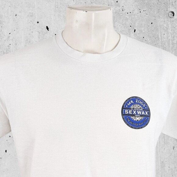 Mr. Zog’s Sex Wax Surf T Shirt Medium Tee Logo Graphic Skate Surf Surfer - Picture 4 of 5